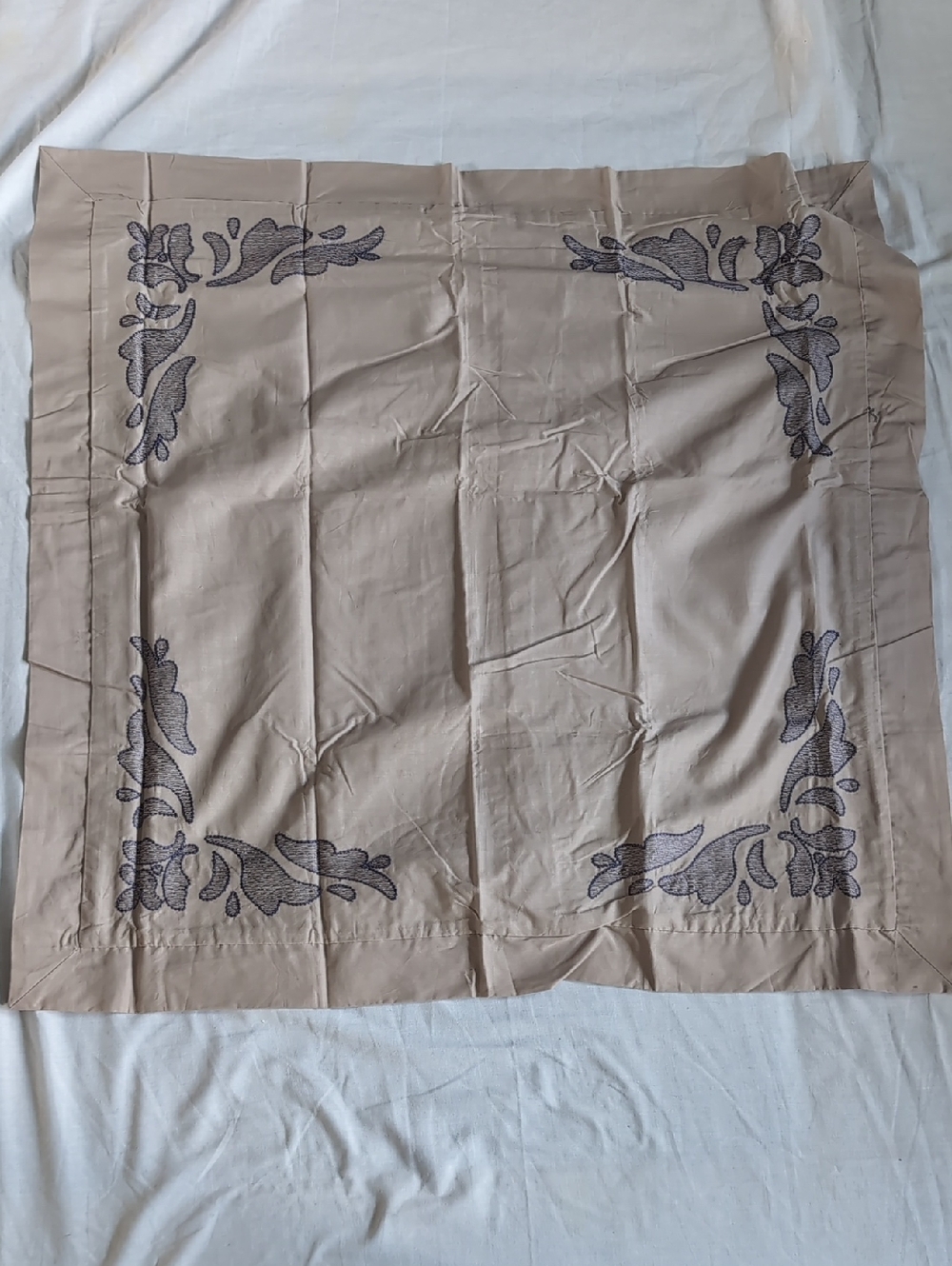 "Wakefield" Embroidered Decorative European Pillow Sham - 1